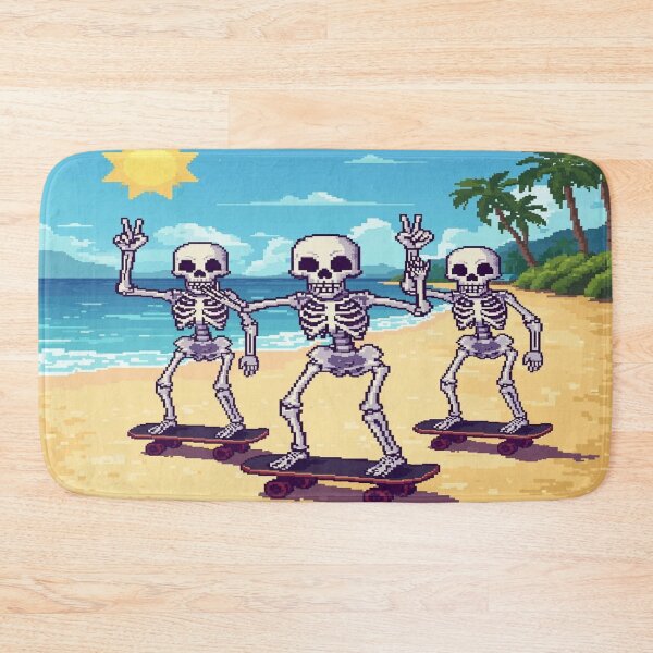 Item preview, Cool Skeletons At The Beach  designed and sold by CamilasPrints.