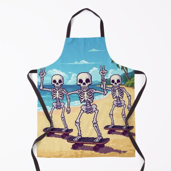 Item preview, Cool Skeletons At The Beach  designed and sold by CamilasPrints.