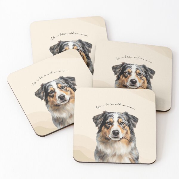 Item preview, Life is Better with an Aussie  designed and sold by The Artful Paw.