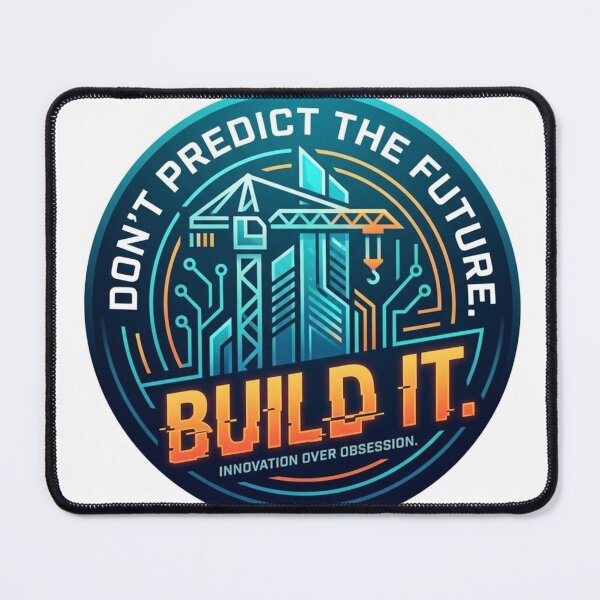 Item preview, Build The Future Cyberpunk Tech Sticker designed and sold by ShoopingAn.