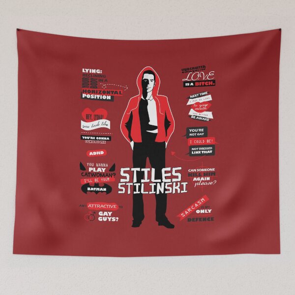 Item preview, Stiles Stilinski Quotes Teen Wolf designed and sold by awiec.