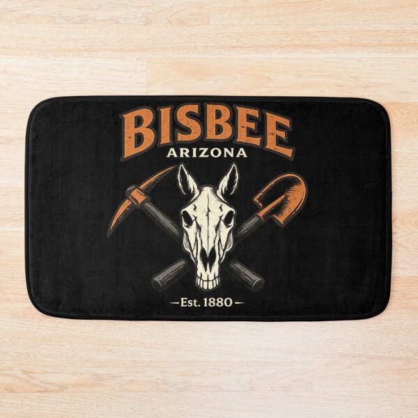 Item preview, Bisbee Arizona Mule Skull Mining  designed and sold by MojaveTradePost.
