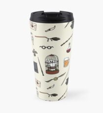 Owl and wand pattern Travel Mug