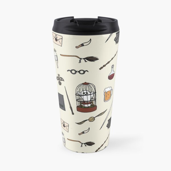 Owl and wand Travel Mug