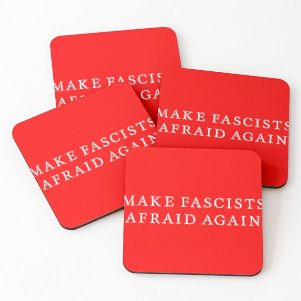 Item preview, make fascists afraid again designed and sold by alienhexfriend.