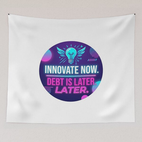 Item preview, Innovate Now Retrowave Aesthetic Sticker designed and sold by ShoopingAn.
