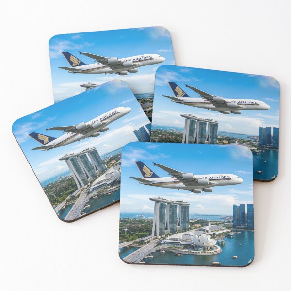 Item preview, A380 Over Marina Bay Skyline designed and sold by CarlosBerry.