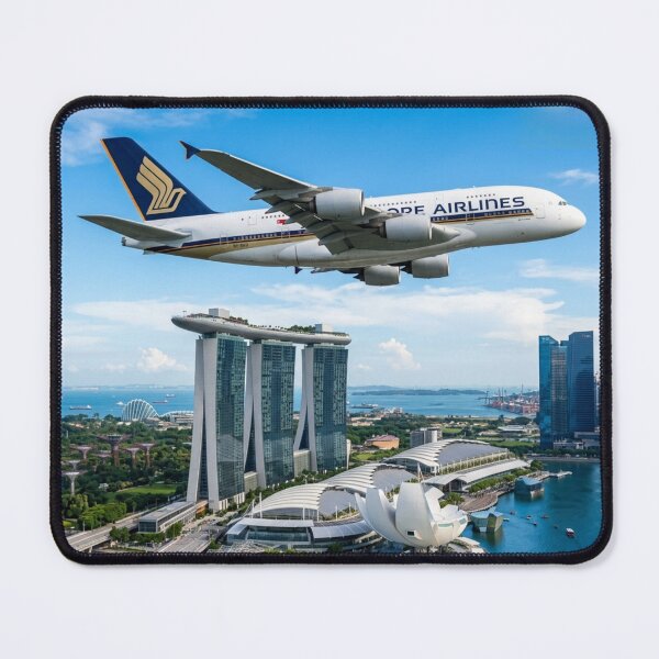 Item preview, A380 Over Marina Bay Skyline designed and sold by CarlosBerry.