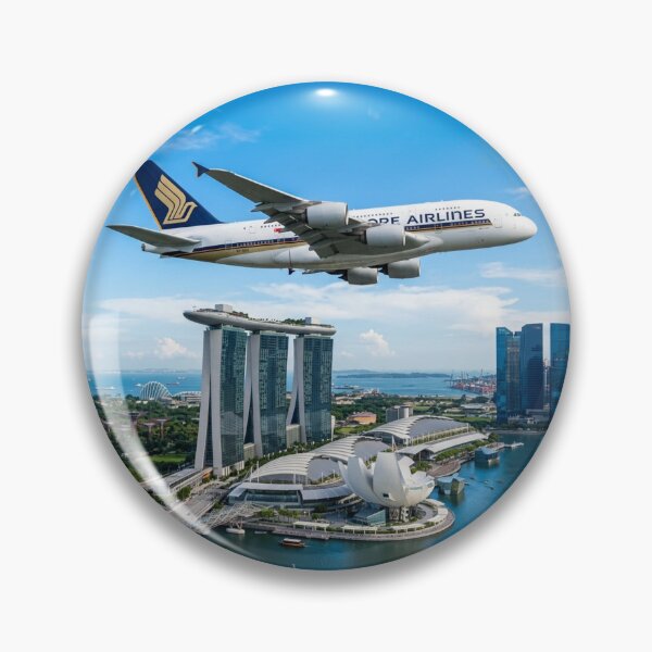 Item preview, A380 Over Marina Bay Skyline designed and sold by CarlosBerry.