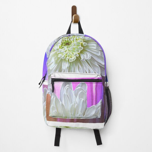 Item preview, White Chrysanthemum Against Colorful Background designed and sold by BostonArcImage.