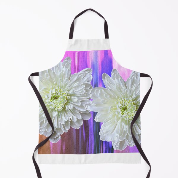 Item preview, White Chrysanthemum Against Colorful Background designed and sold by BostonArcImage.