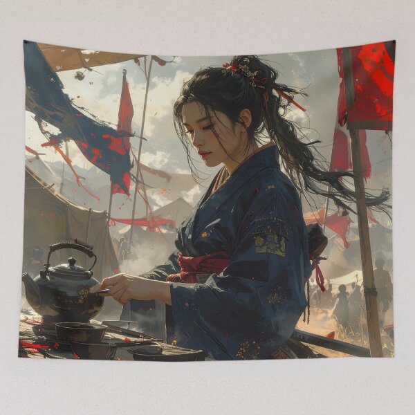Item preview, Japanese Tea Ceremony — Calm in the heart of chaos designed and sold by Schoenenwald - Illustrations Uniques et Originales.