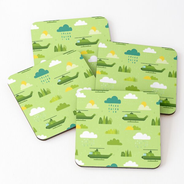 Item preview, Green Landscape and Helicopters Military Pattern designed and sold by Piotrek0001.