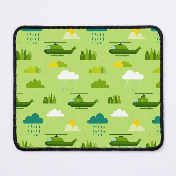 Item preview, Green Landscape and Helicopters Military Pattern designed and sold by Piotrek0001.