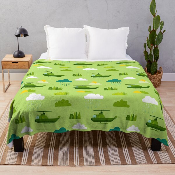 Item preview, Green Landscape and Helicopters Military Pattern designed and sold by Piotrek0001.