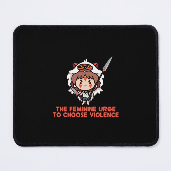 Item preview, the feminine urge to choose violence (ANIME) designed and sold by remerasnerdas.