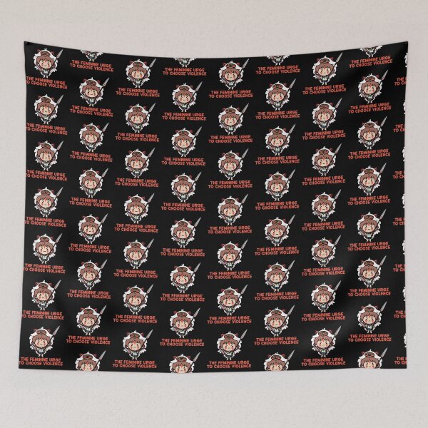 Item preview, the feminine urge to choose violence (ANIME) designed and sold by remerasnerdas.