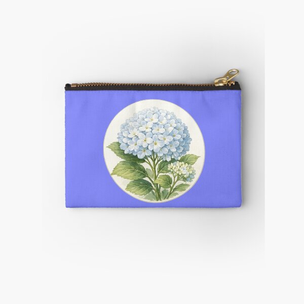 Item preview, Hydrangea Harmony – Lush Garden Blossom Circle Portrait designed and sold by TheJoyfulPen.