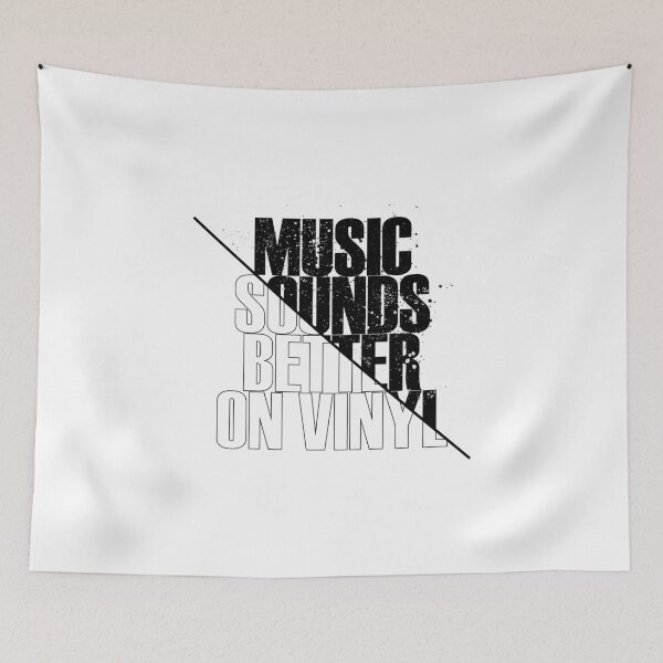Item preview, Music sounds better on vinyl designed and sold by PilsDesign.