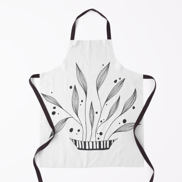 Item preview, Minimal Botanical Abstract - Black Ink Spot Illustration No. 03 designed and sold by CMF Designs.