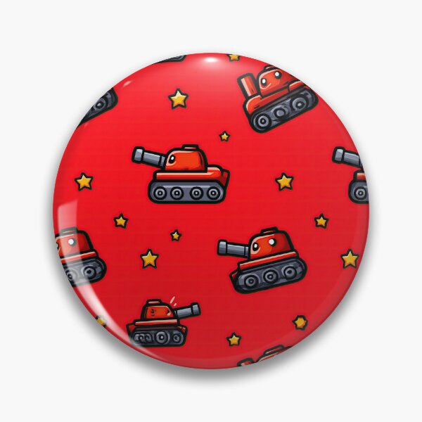 Item preview, Red Cartoon Tanks and Stars Seamless Pattern designed and sold by Piotrek0001.