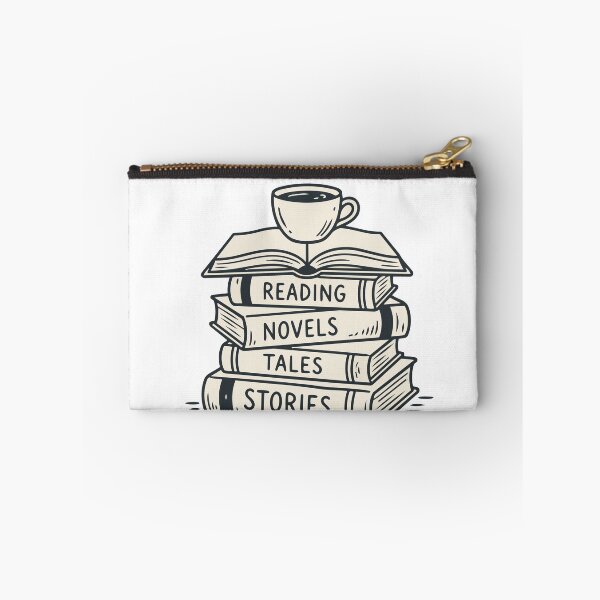 Item preview, Just One More Chapter - Minimalist Bookstack and Coffee Aesthetic designed and sold by vlahstudio.