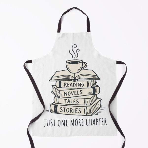 Item preview, Just One More Chapter - Minimalist Bookstack and Coffee Aesthetic designed and sold by vlahstudio.