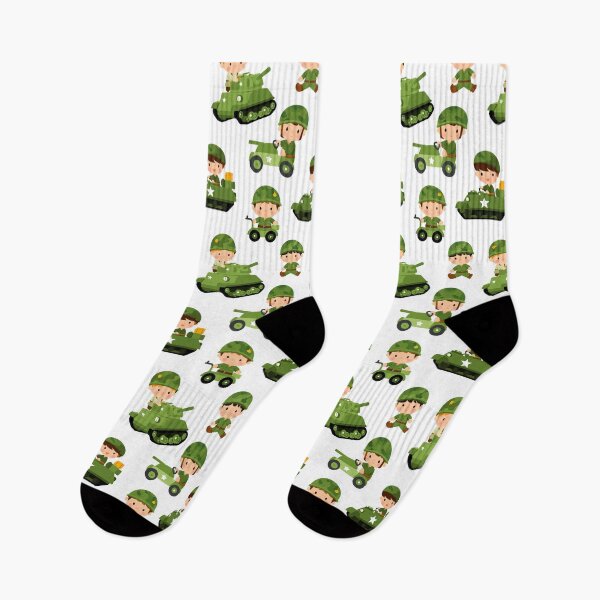 Item preview, Cute Boy Soldiers and Green Tanks Pattern designed and sold by Piotrek0001.