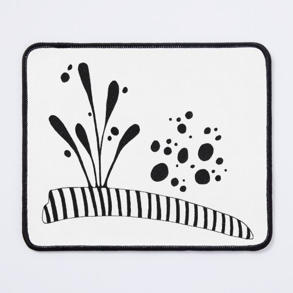 Item preview, Minimal Botanical Abstract - Black Ink Spot Illustration No. 02 designed and sold by CMF Designs.