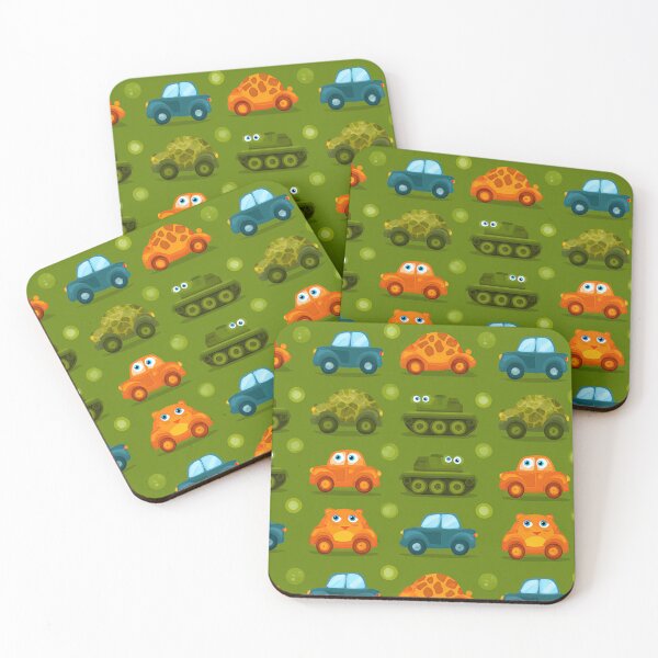 Item preview, Cartoon Military Vehicles with Eyes Camo Pattern designed and sold by Piotrek0001.