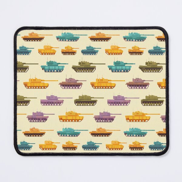 Item preview, Realistic Military Tanks on Beige Pattern designed and sold by Piotrek0001.