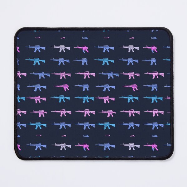 Item preview, Neon Glowing Assault Rifles Dark Pattern designed and sold by Piotrek0001.