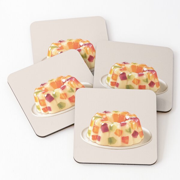 Item preview, Colorful Bundt-Shaped Vanilla Pudding designed and sold by Violet Peonies.