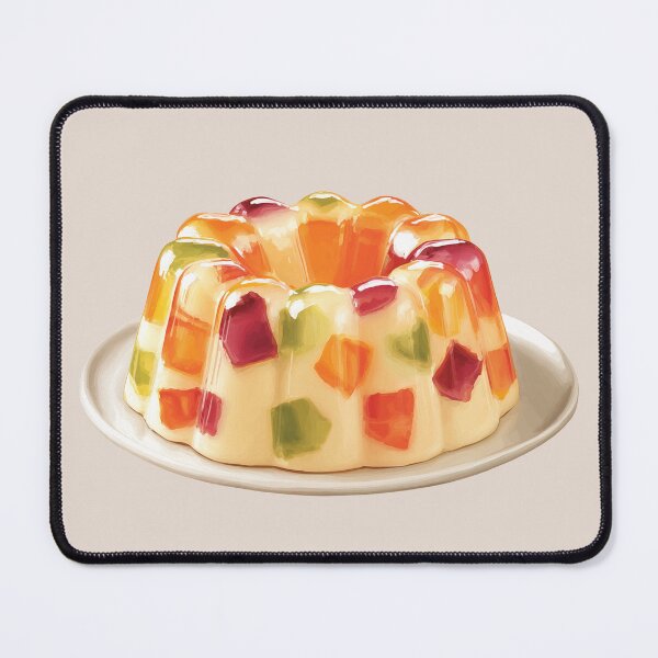 Item preview, Colorful Bundt-Shaped Vanilla Pudding designed and sold by Violet Peonies.