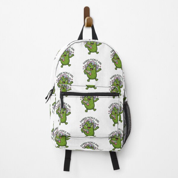 Item preview, Gamer Pickle Girl Cute Design – Funny Gaming Pickle Character, Kawaii Gamer Gift, Pickle Lover Gaming designed and sold by Basma Designs | Retro, Kawaii Shirts & Stickers.