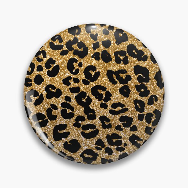 Item preview, y2k mcbling gold glitter cheetah designed and sold by quinnhopp.