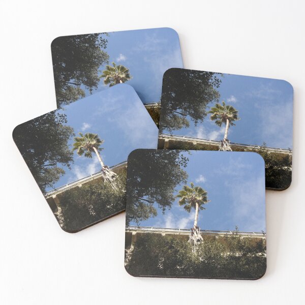 Item preview, Palmera y puente de la calle Colorado designed and sold by SCTBUFFALOPHOTO.