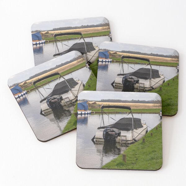Item preview, Boats moored in Upton Dyke, Norfolk Broads designed and sold by yackers1.