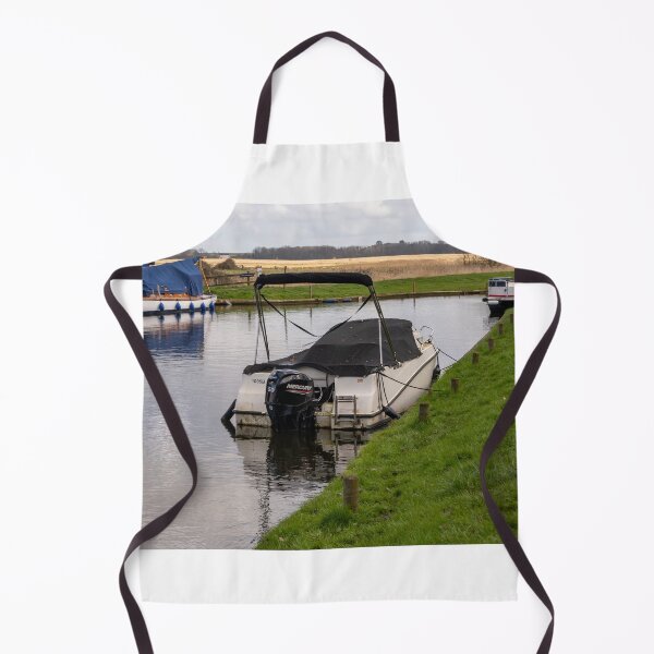 Item preview, Boats moored in Upton Dyke, Norfolk Broads designed and sold by yackers1.