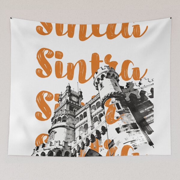 Item preview, Pena Palace, Sintra, Porugal, Landmark Architecture Travel Art designed and sold by Wanderful-roads.