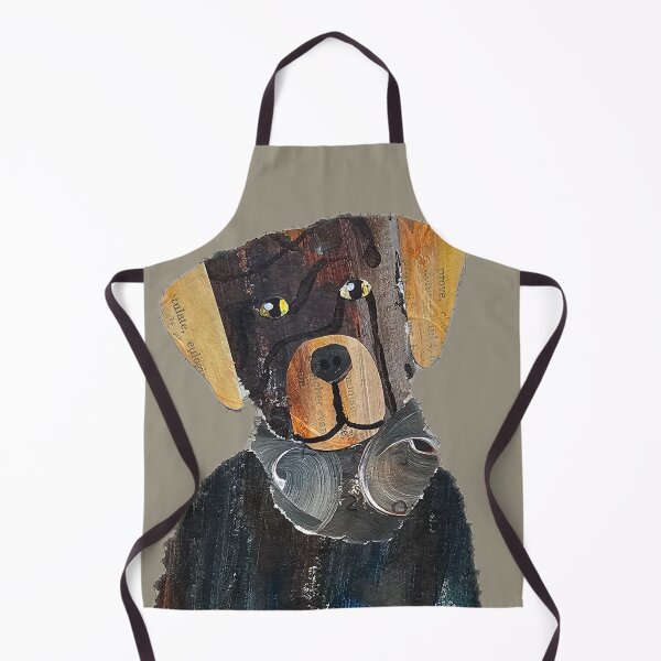 Item preview, Scout, a collaged brown dog designed and sold by RachelHayesArt.