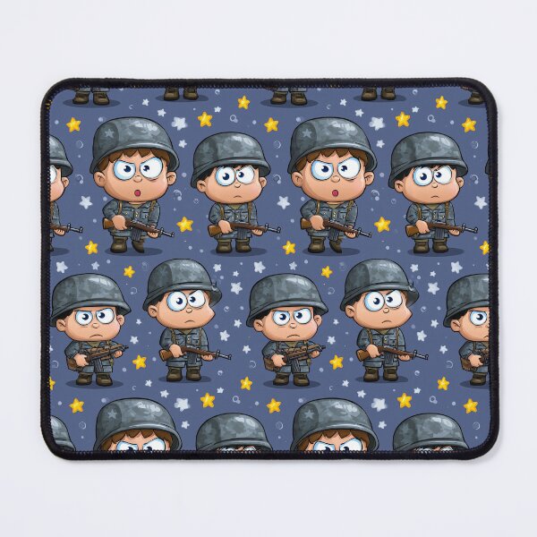 Item preview, Cartoon Soldiers in Night Operations Pattern designed and sold by Piotrek0001.