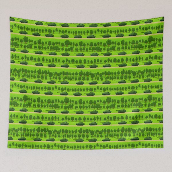 Item preview, Top Down View Army Tanks Green Pattern designed and sold by Piotrek0001.