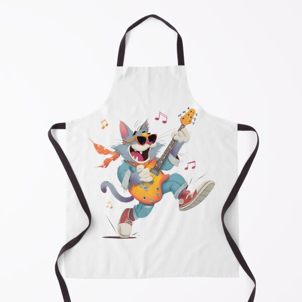 Item preview, Rockstar Cat Guitarist designed and sold by Retro Whimsy.
