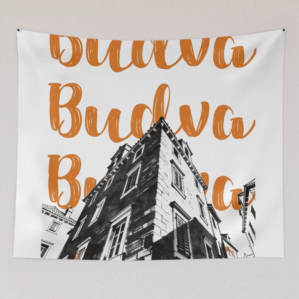 Item preview, Budva, Montenegro, Landmark Architecture Travel Art designed and sold by Wanderful-roads.