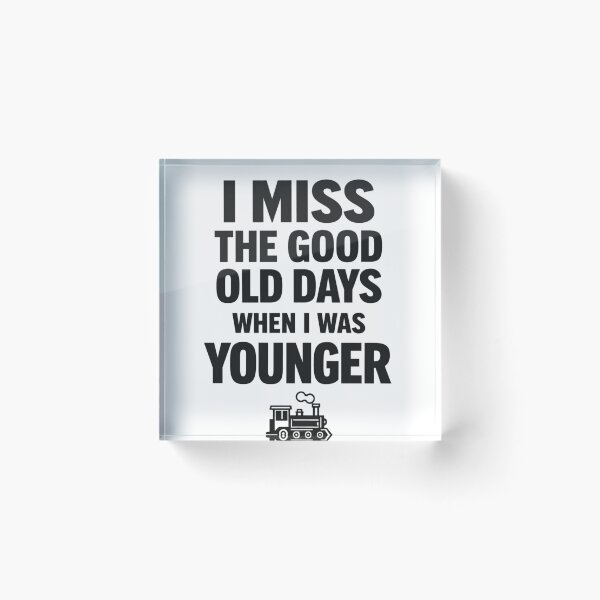 Item preview, Cool Vintage Vibes Tee I Miss The Good Old Days When I Was Younger T-Shirt, Nostalgic Humor Gift, Retro Graphic Tee designed and sold by Inkvado.