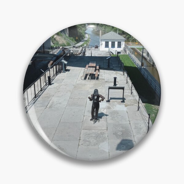 Item preview, Looking Down the Steps of the Locks designed and sold by SCTBUFFALOPHOTO.
