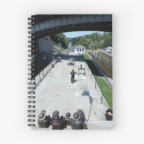 Item preview, Looking Down the Steps of the Locks designed and sold by SCTBUFFALOPHOTO.
