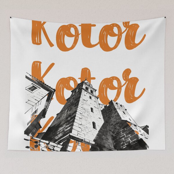 Item preview, Kotor, Montenegro, Landmark Architecture Travel Art designed and sold by Wanderful-roads.