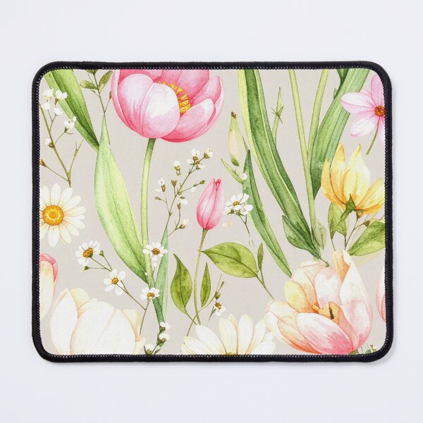 Item preview, Soft Spring Floral Pattern with Tulips designed and sold by Rutvain.